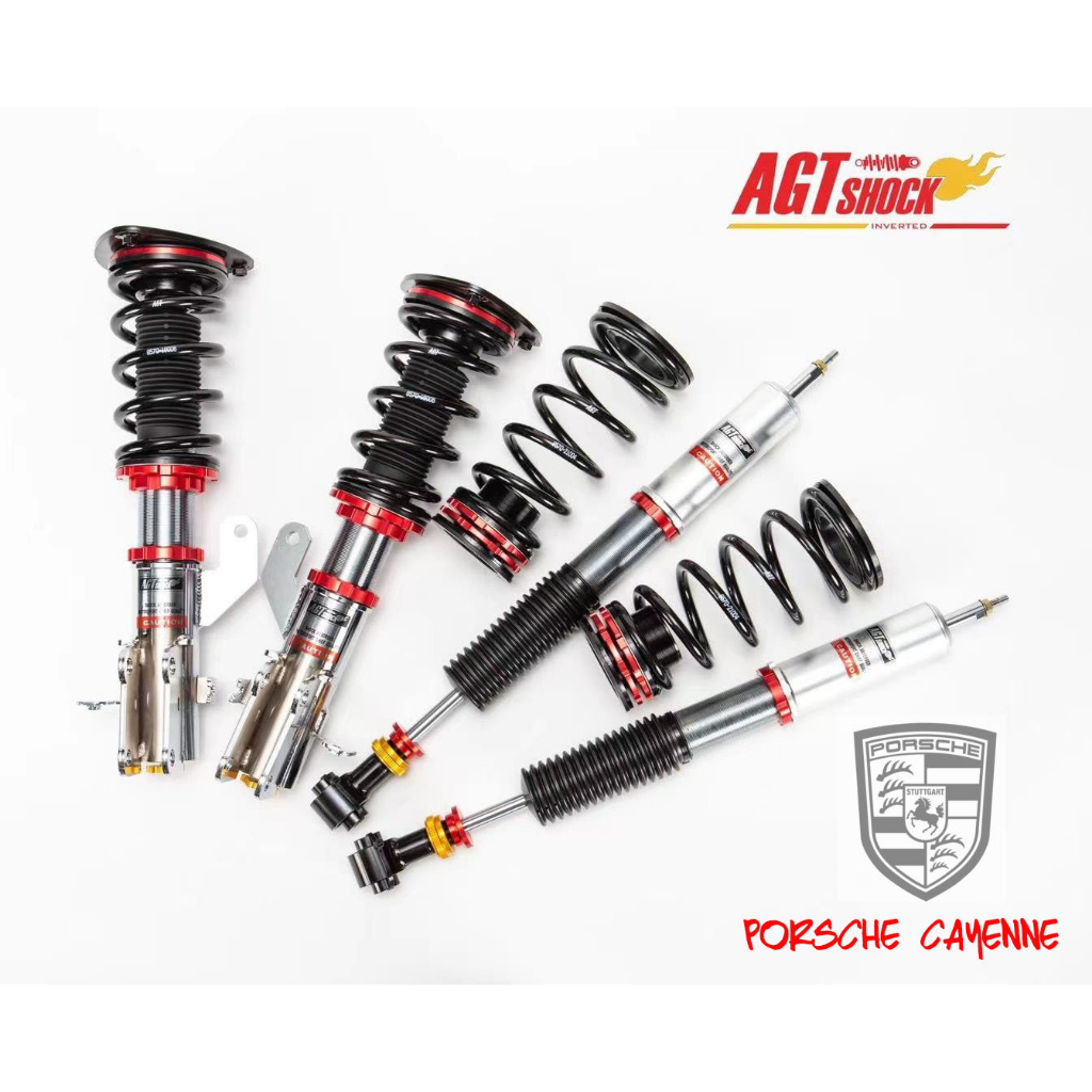 AGT Inverted ปรับได้สําหรับ Porsche Cayenne 92A/958/9PA/957/955 4WD