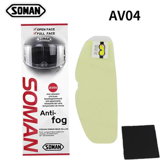 Soman Universal Antifog เลนส์ฟิล์มรถจักรยานยนต์หมวกกันน็อค Visor ฟิล์ม Anti Fog สําหรับ AGV SHOEI HJC X14 K5 K3SV K1 Moto หมวกกันน็อค Acc