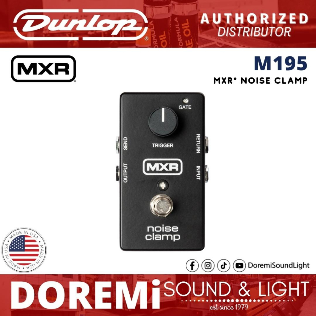 Jim Dunlop MXR M195 Noise Clamp Noise Reduction Guitar Effect Pedal