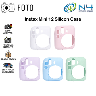 เคสซิลิโคนนิ่ม ป้องกันกล้อง สําหรับ Instax Mini 12 Instax Mini12