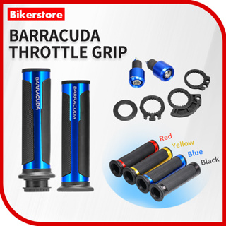 Barracuda ด้ามจับคันเร่ง สมดุล ด้ามจับยางอัลลอย LC135 Y15ZR RS150R EX5 MT15 R15