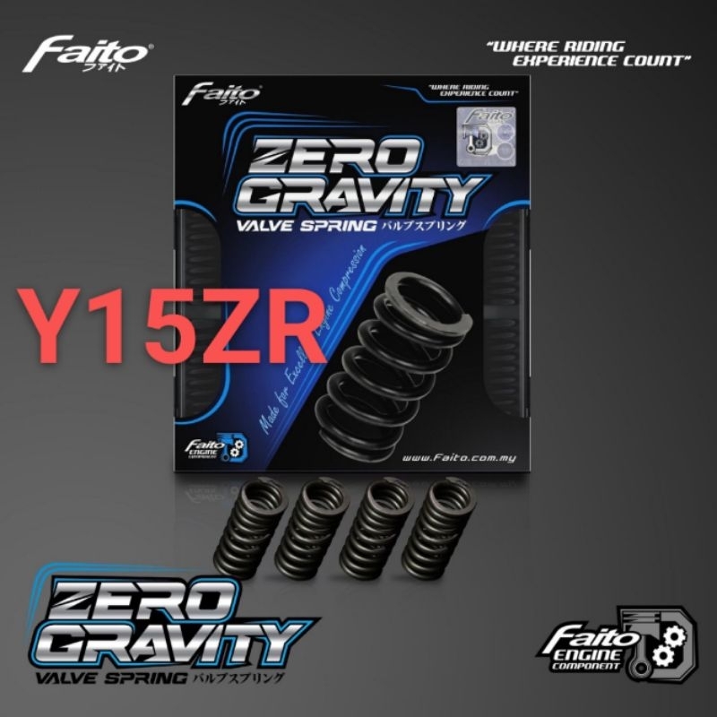 วาล์ว SPRING RACING FAITO Y15ZR BERKUALITI S1 3.1MM S2 3.2MM ZERO GRAVITY