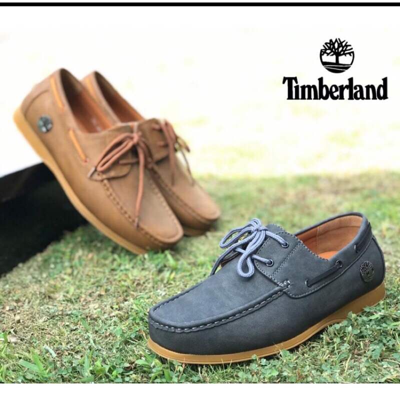 New Design Timber-Land Lifestyle Men รองเท้าโลฟเฟอร์ Kasut Sampan Tlbmberland