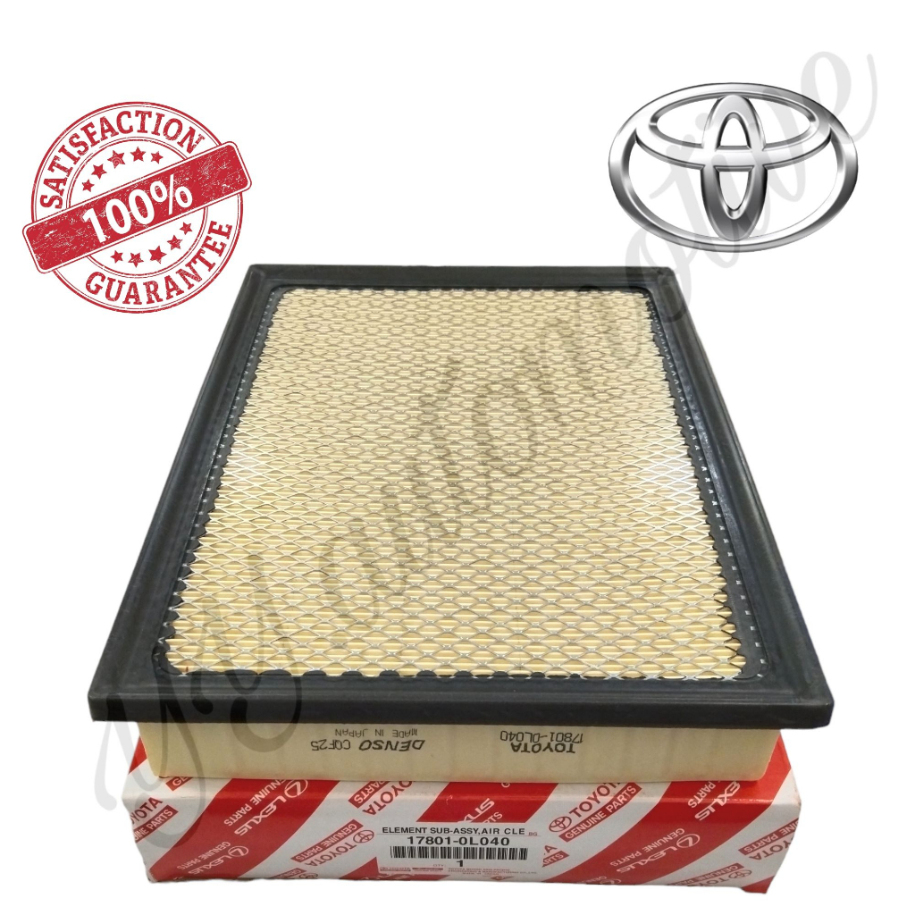 17801-0L040 TOYOTA AIR FILTER HILUX INNOVA FORTUNER 2016- GUN125 GUN126 TGN140 TGN156 17801-OL040 OL