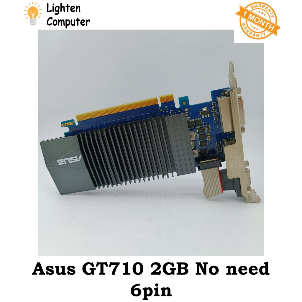 กราฟิกการ์ด ASUS GT 710 2G SILENT | GT710 | - มือสอง