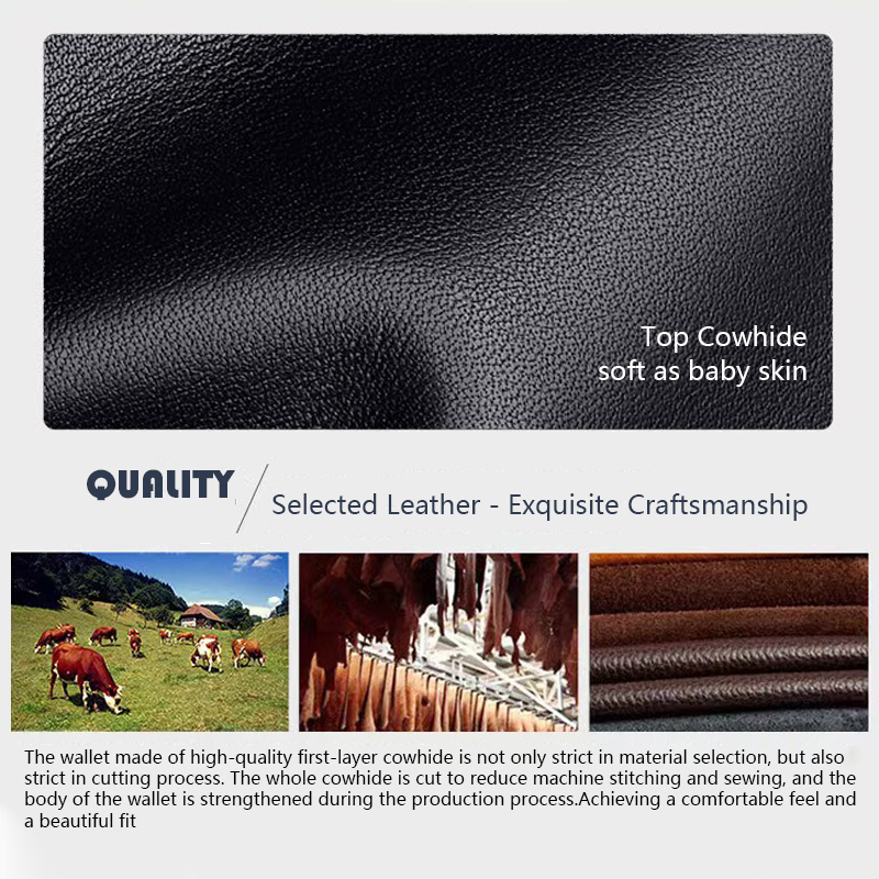 William POLO wallet - กระเป๋าสตางค์ผู้ชายใหม่ หนังยาว bissness กระเป๋าสตางค์ความจุขนาดใหญ่ 头层牛皮男士包