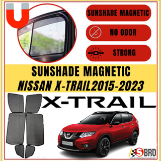 ม่านบังแดดแม่เหล็ก ป้องกันแสงสะท้อน สําหรับรถยนต์ Nissan X-Trail 2015-2022 6 ชิ้น