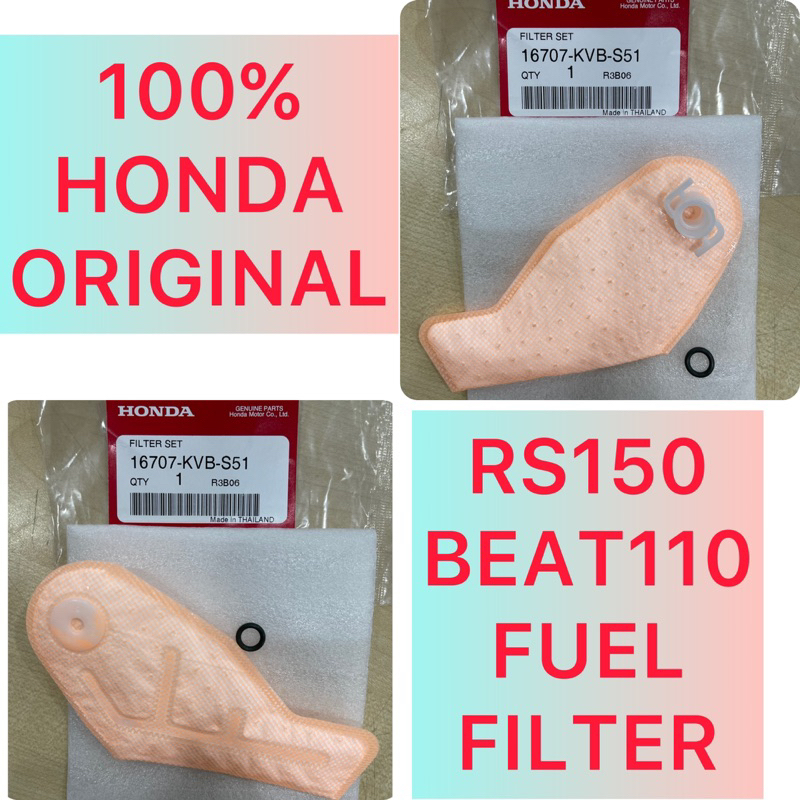 -HONDA RS150 RSX150 BEAT110 FUEL FILTER -PRODUCT BY BOON SIEW HONDA-16707-KVB-S51