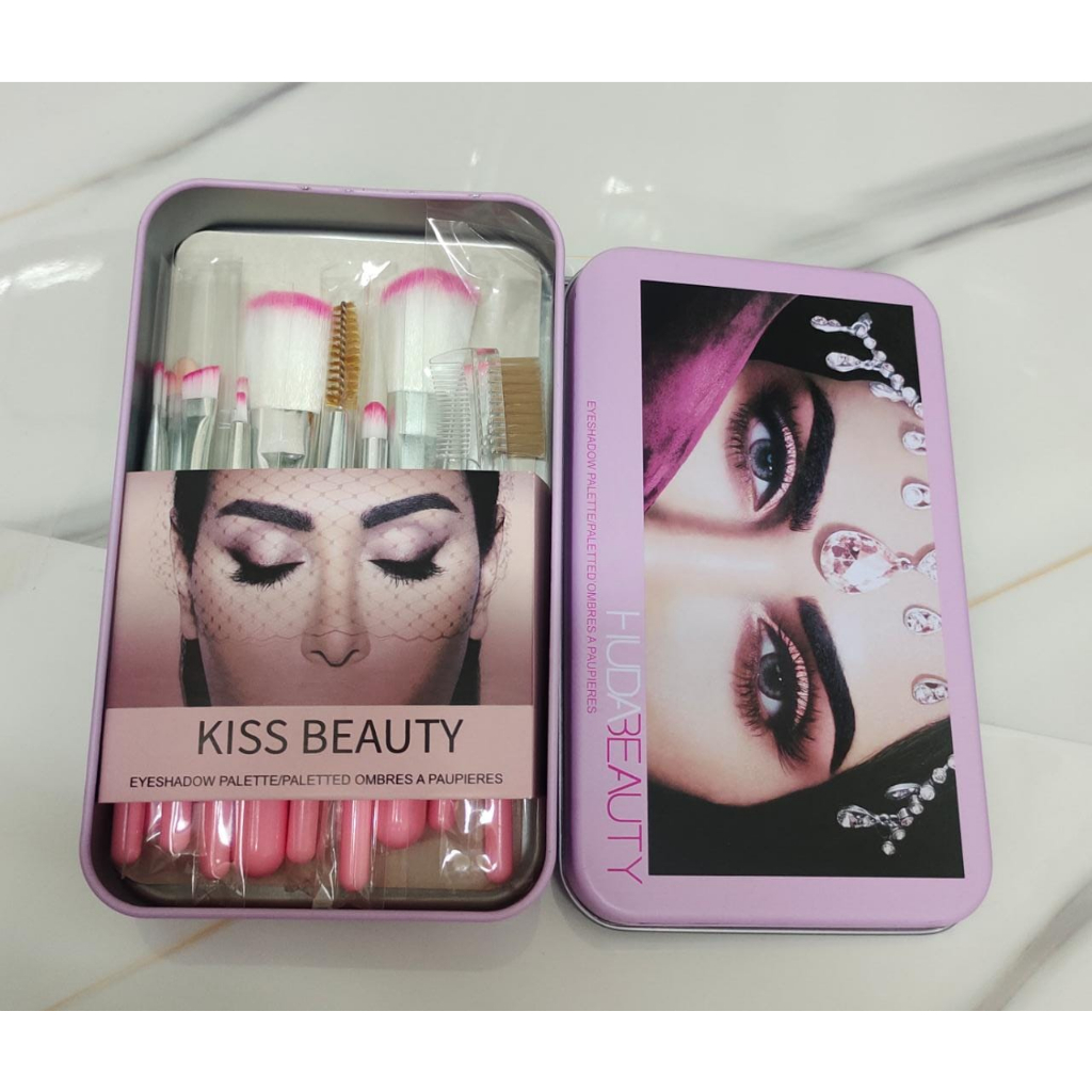 Morphe/Missha/Hudabeauty/Hello Kitty/Note 12pcs Metal Case Brush set...
