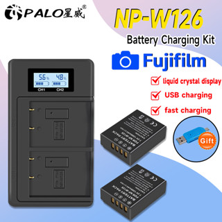 Palo ที่ชาร์จกล้อง NP-W126 NP W126S LCD USB สําหรับ Fujifilm XT3 XA3 XA5 XA7 XT20 XT200 XT10 XT100 XH1 XE3 X100F X100V