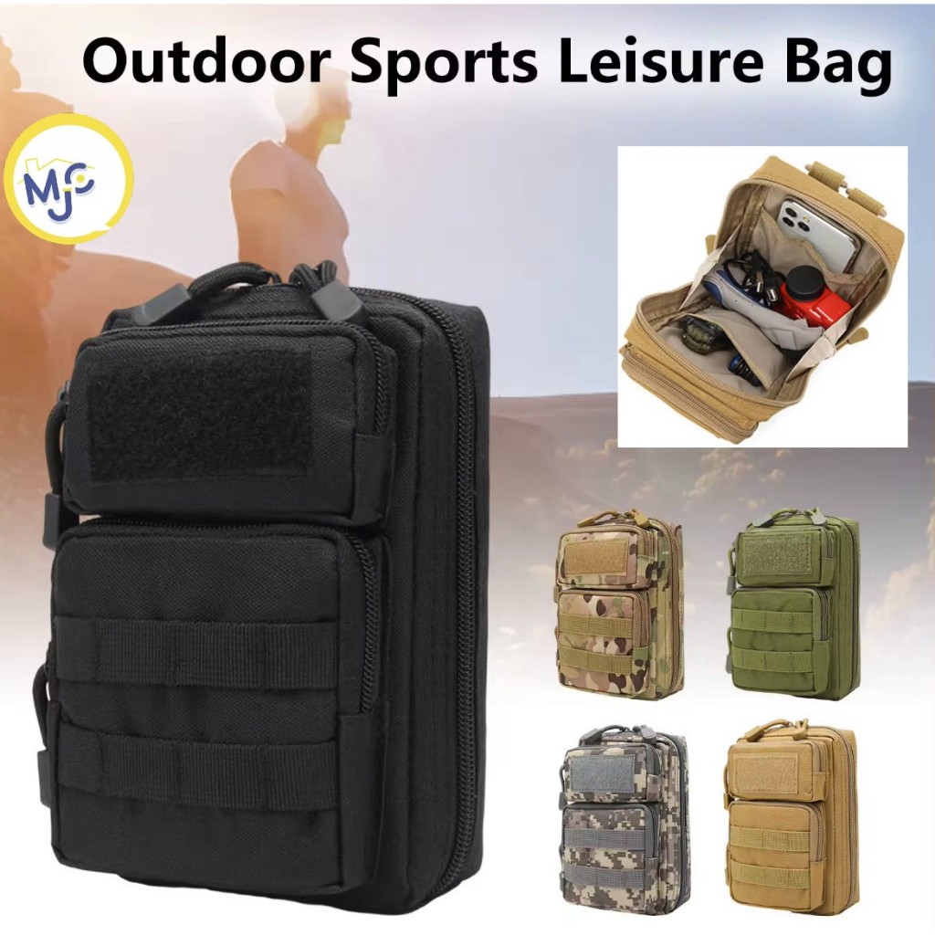 กลางแจ้งวิ่งเอวแพ็ค โมล ยุทธวิธีเข็มขัดกระเป๋าขนาดเล็กกระเป๋าทหารเอวแพ็คกระเป๋าท่องเที่ยวตั้งแคมป์กระเป๋าแบบพกพา