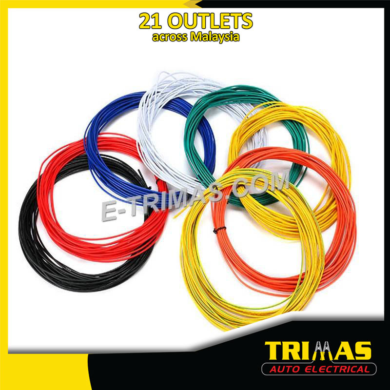 13 AWG Heavy Duty High Ampere สายรีเลย์พัดลมรถยนต์ AWG13 (10M)