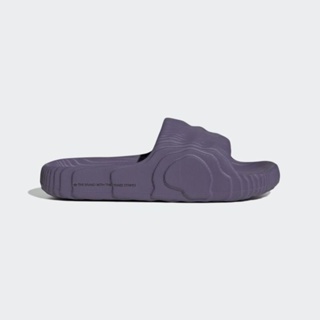 Purple Adilette 22 รองเท้าแตะ สีม่วง ของแท้ 100% พิมพ์ลาย 3D สําหรับคู่รัก