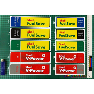 สติกเกอร์น้ํามันเชื้อเพลิง ขนาดเล็ก และขนาดใหญ่ สําหรับแข่งรถยูโร 5 Euro 5 B7 95 V Power 97 V