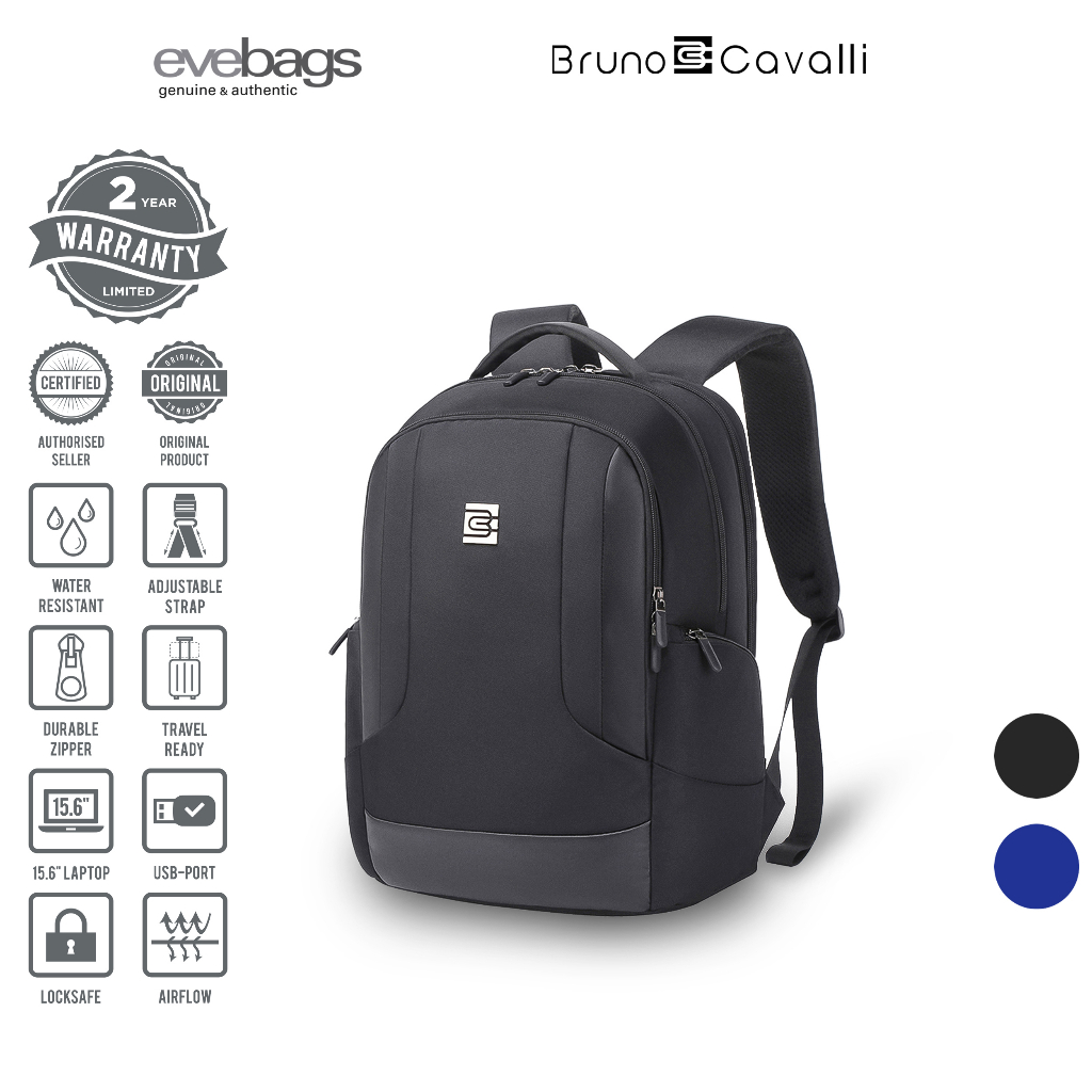 BRUNO CAVALLI มัลติฟังก์ชั่น 15.6" Professional ธุรกิจแล็ปท็อปกระเป๋าเป้สะพายหลังคอมพิวเตอร์ w แล็ปท