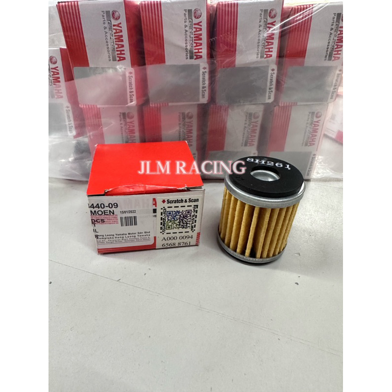 กรองน้ํามันเครื่อง YAMAHA YAMAHA YAMAHA พร้อม QR CODE LC135 FZ150 Y15ZR Y16 FZ15 LAGENDA 115FI