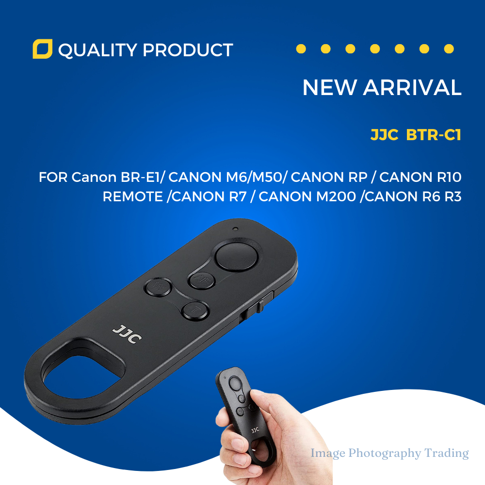 JJC BLUETOOTH REMOTE สําหรับ Canon BR-E1/ CANON M6/M50/M200 CANON RP R50 R10, R7, R6, R3
