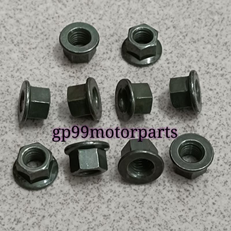 YAMAHA Y100 Y110 SS2 Y125Z RXZ BLOCK HEAD NUT สีเขียวสี STUD NUT