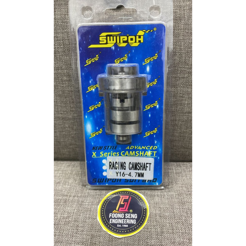 Y16 / NVX V1 V2 VVA RACING CAM LIFT 4.7MM / 5MM / 5.6MM SWIPOH