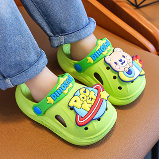 18-35 รองเท้าแตะลําลอง ลายหมี Kartun Crocs น่ารัก สําหรับเด็กผู้ชาย ผู้หญิง D03