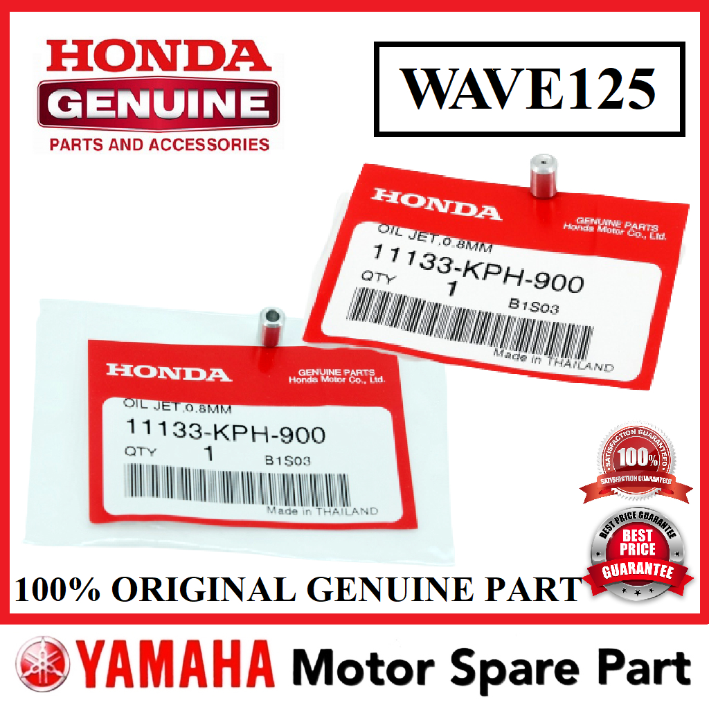 HONDA WAVE125 OIL JET 0.8MM 0 11133-KPH-900 BUSH KERAKAT CRANKCASE CRANK CASE ENGIN ENGINE WAVE125R