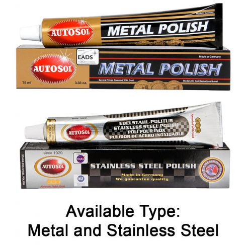 AUTOSOL Metal Polish Rust Remover Chrome Cleaner AUTOSOL Stainless Steel *MADE IN GERMANY* 75ml