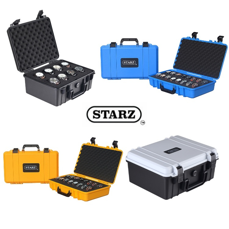 [ Starz ] 8 / 10 / 16 Slot Anti Shock Watch Storage Organizer Display Case Box / Kotak Jam Tangan / Bejas Jam