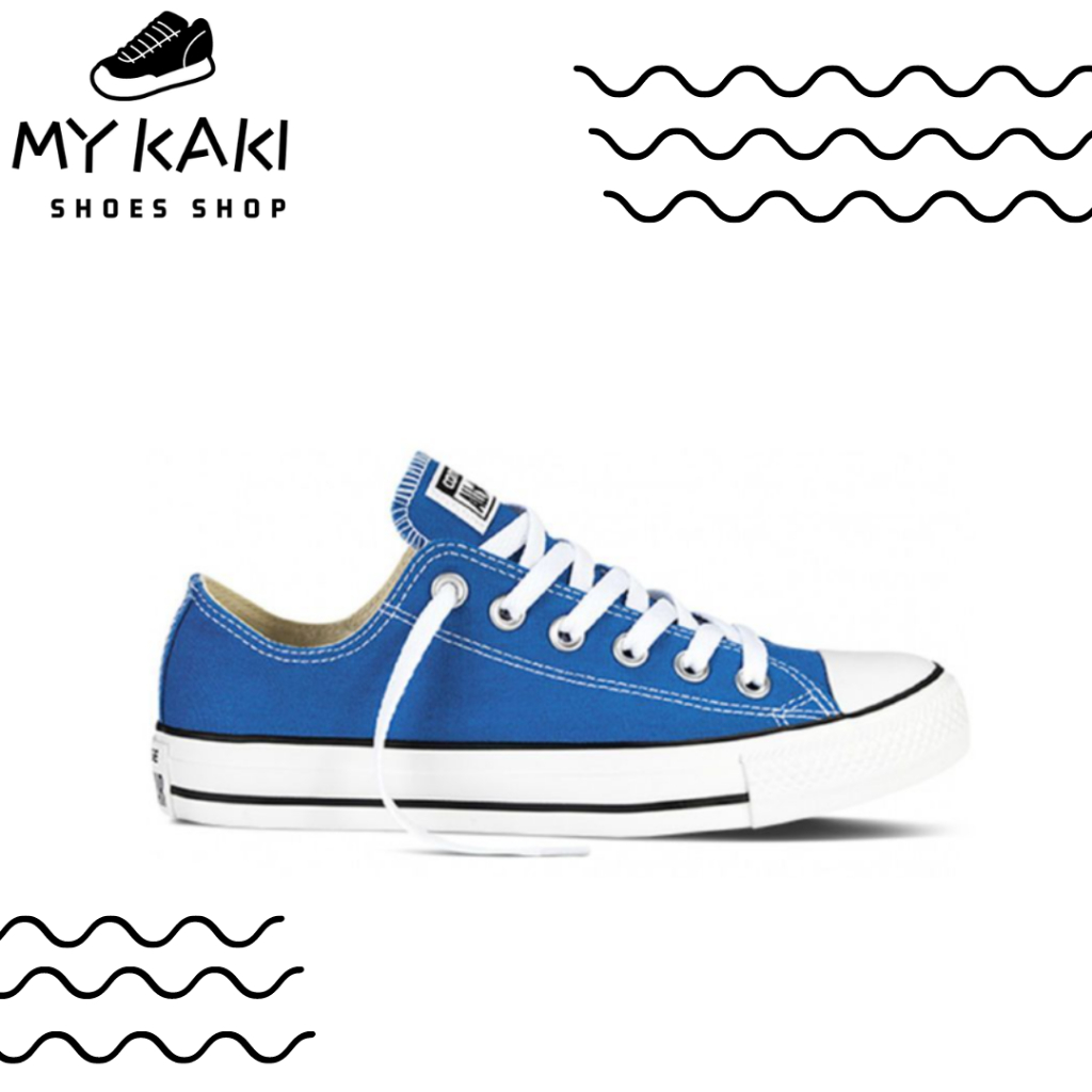 พิเศษ Converse All Star Evergreen สีม่วงสีชมพูสีเหลืองสีฟ้าผู้หญิงผู้ชายสเก็ตบอร์ดรองเท้า Unisex รองเท้าผ้าใบ converse Low Cut - รูปที่ 6