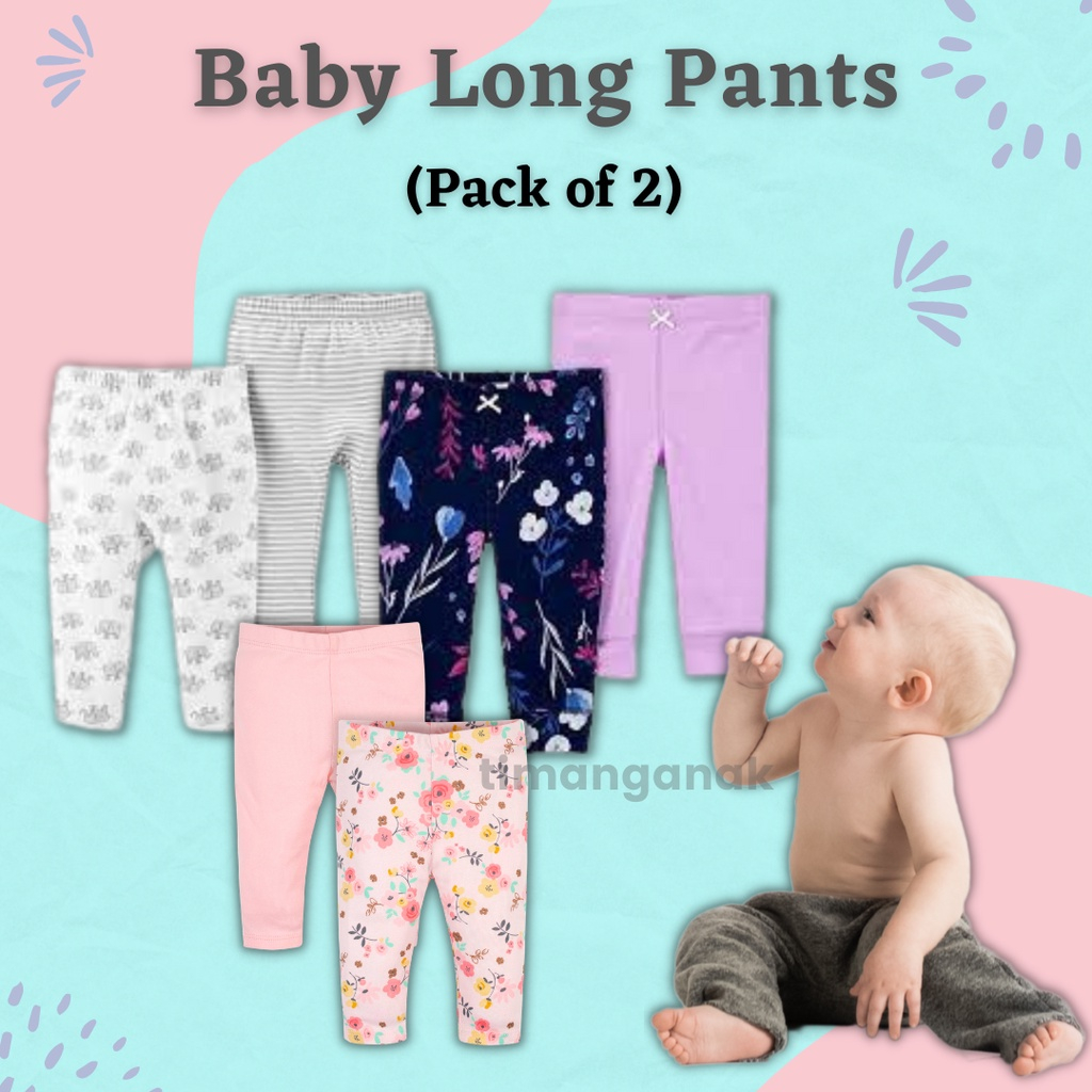 Carters Baby Pants 2 ชิ้น / Baby Pants Boy / Baby Pants Girl / Seluar Bayi