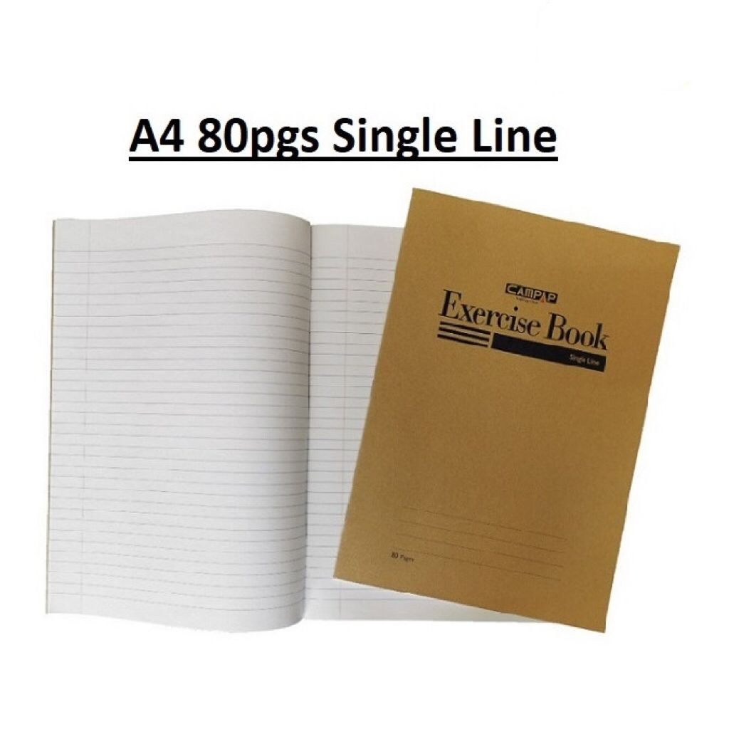 หนังสือออกกําลังกาย Campap A4 (80 หน้า) CA3536