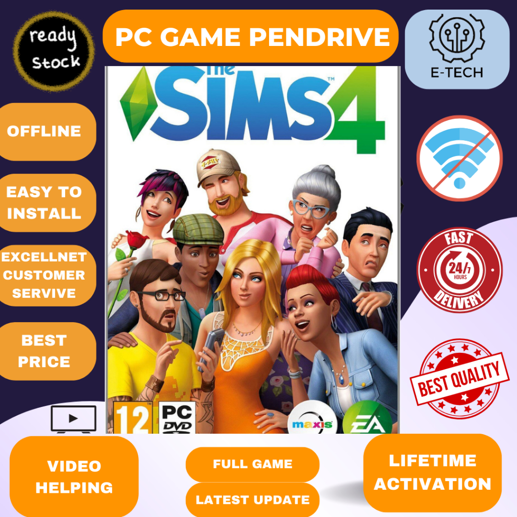 [ONLINE/OFFLINE] The Sims 4 Deluxe Edition (v1.99.264.1030 + New DLC: Horse Ranch) - [Pendrive]