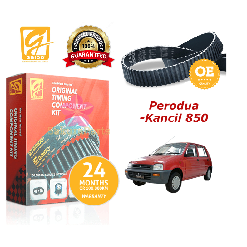 Gaido ชุดส่วนประกอบไทม์มิ่ง / ชุดสายพานไทม์มิ่ง สําหรับ Perodua Kancil 850