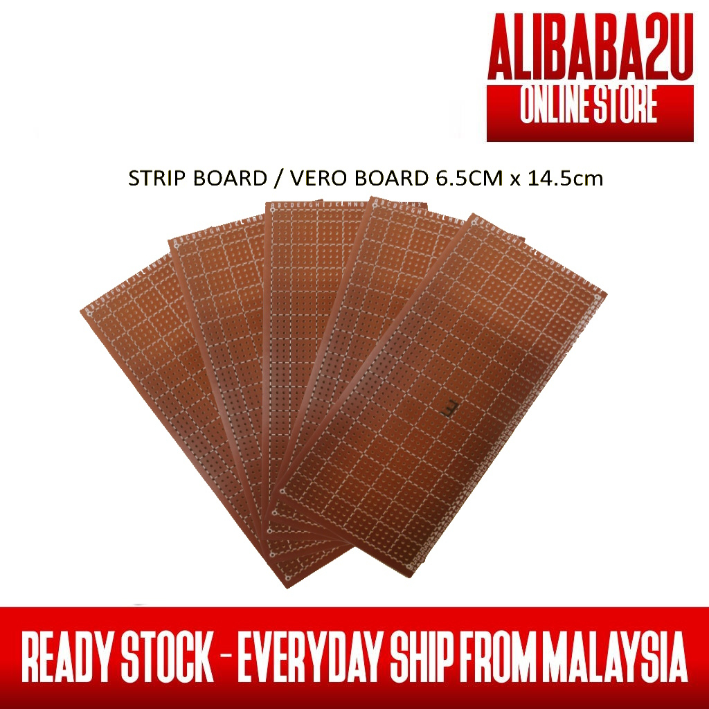 [ALI882U] Vero Board Straight Board Strip Board บอร์ด PCB สําหรับโครงการโรงเรียน