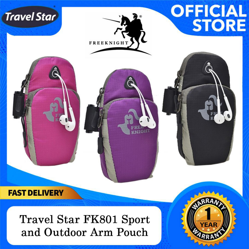 Travel Star FK801 กระเป๋าคล้องแขนสําหรับเล่นกีฬาและกิจกรรมกลางแจ้ง