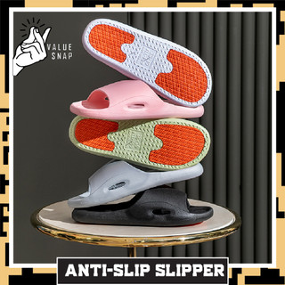 Selipar Getah Rumah Slipper Anti Slip Indoor House Slippers Rubber Selipar Lelaki Wanita Murah Bathroom Soft Slipper