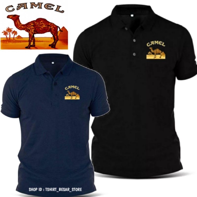 2023 ฤดูร้อนผู้ชายเสื้อโปโล CAMEL เสื้อแขนสั้น Slim เสื้อโปโลเสื้อลําลองธุรกิจสไตล์ Tee ผ้าฝ้ายสวมใส