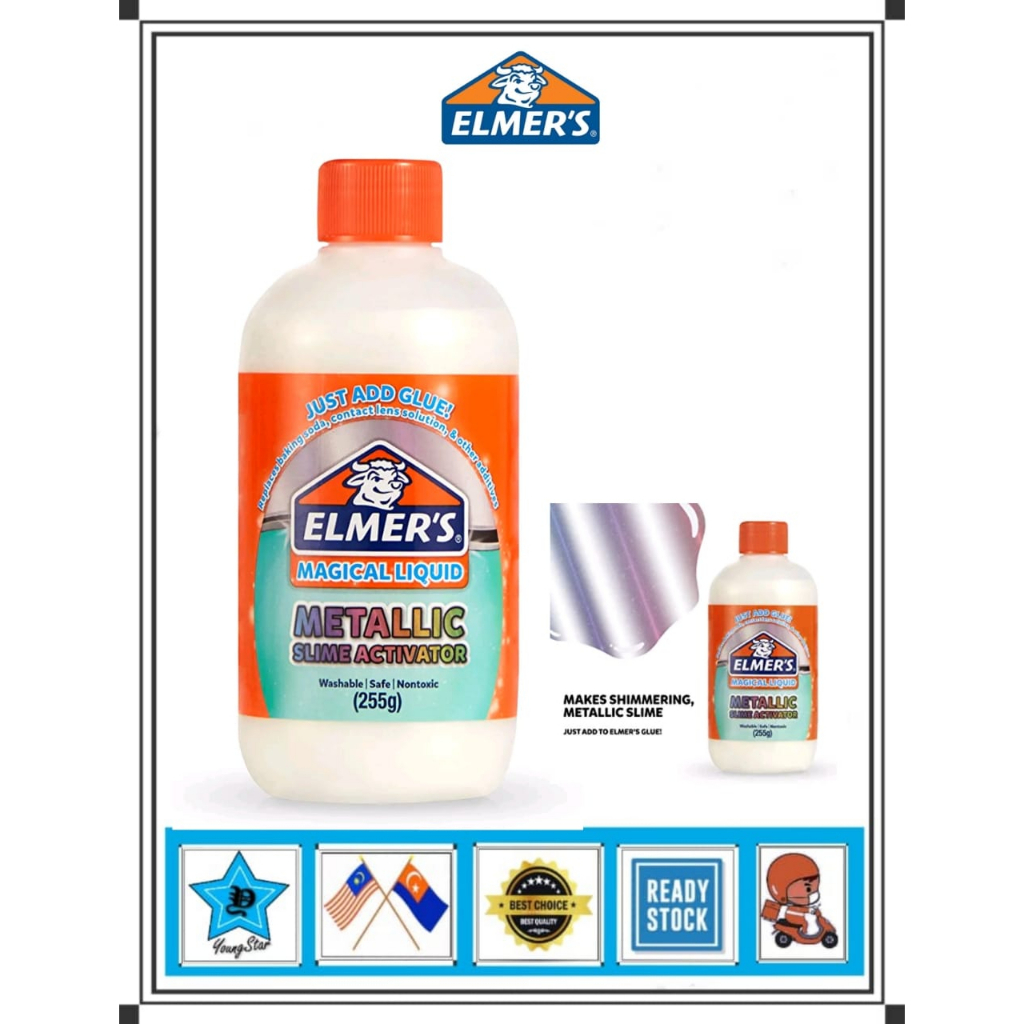 Elmers Glue Slime Magical Liquid Activator Solution 8.75oz Bottle