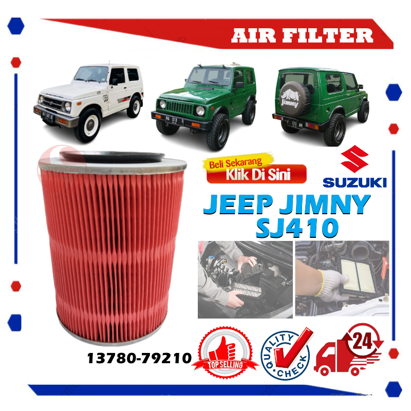 S2U กรองอากาศ Suzuki Jeep Jimny SJ410 13780-79210 13780-79100 A-WA112 Penapis Angin Udara Kereta