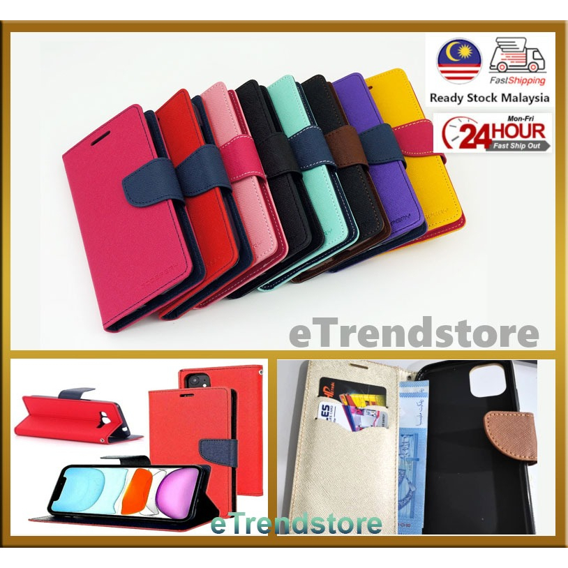 Vivo Y33S Y33T T1X Y35 Y22S m Y71 Y76 Y77 Y81 Y91 Y91i Y93 Mercury Diary magnetic Flip Case Cover
