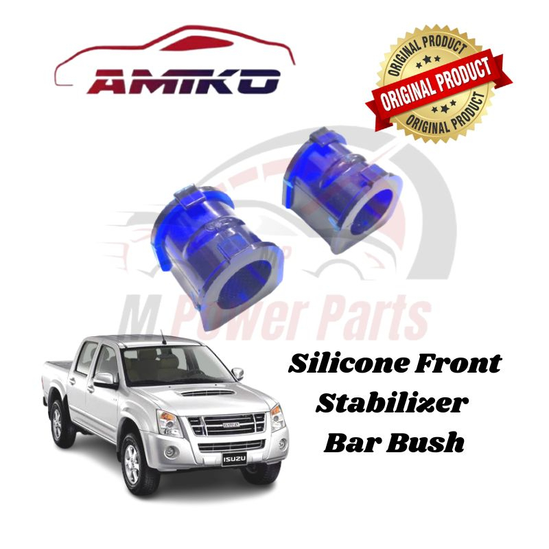 AMIKO Silicone Front Stabilizer Bar Bush ISUZU D-MAX 2WD 4WD 2005-2012 Front Stabilizer Bush (26mm) 