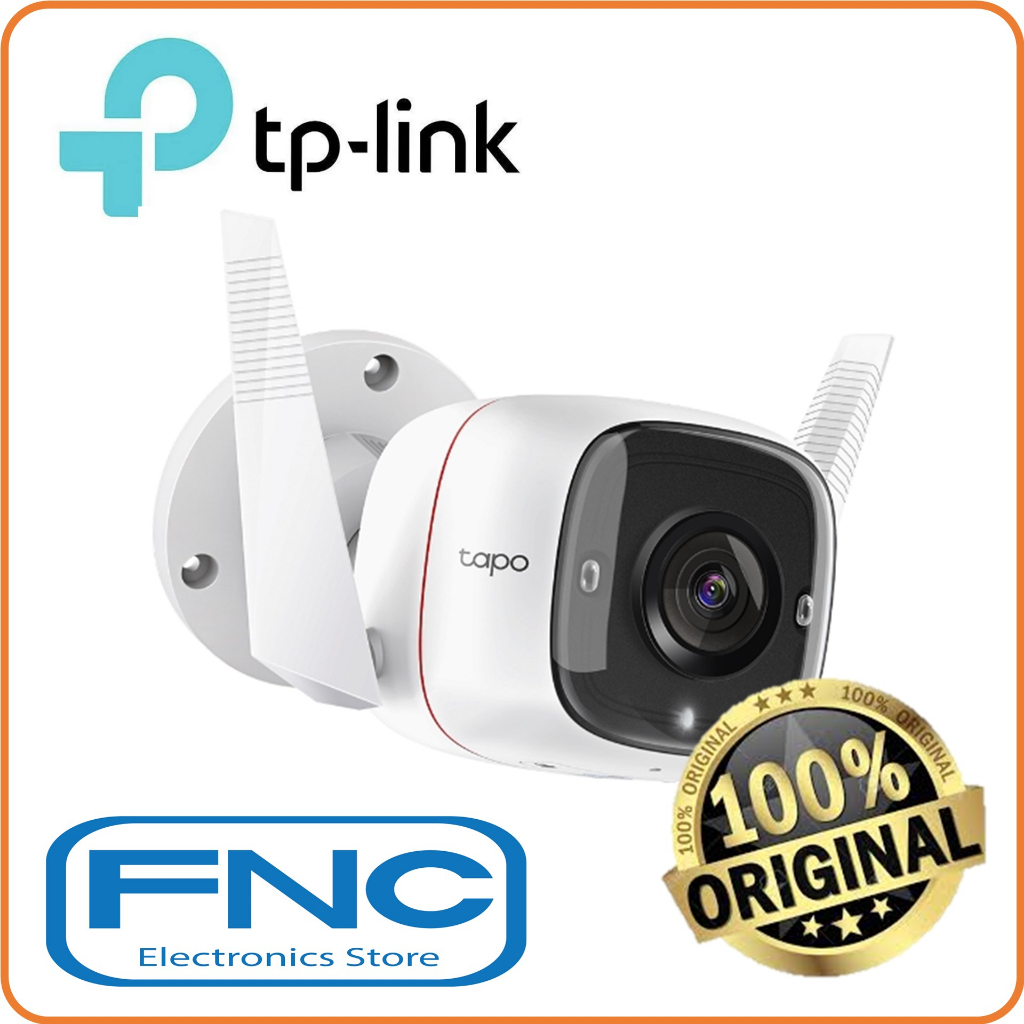 TP-LINK TC65 Network 3MP H.264 รองรับ 2 Way Audio Outdoor IR Wi-Fi Wireless Camera CCTV