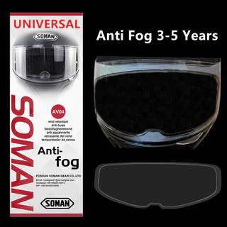 Soman Universal Antifog เลนส์ฟิล์มรถจักรยานยนต์หมวกกันน็อค Visor ฟิล์ม Anti Fog สําหรับ AGV SHOEI HJC X14 K5 K3SV K1 Moto หมวกกันน็อค Acc