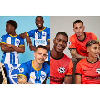 Brighton Albion Home &amp; Away ชุดพัดลม 22/23 * LOCAL SELLER, *