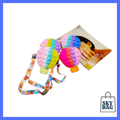 ManiSKYBAG Seluar Pop itTolak Bubble Bag Cross Bag Boy Bag Girls Bag Edge Backpack Raya Boy Bag