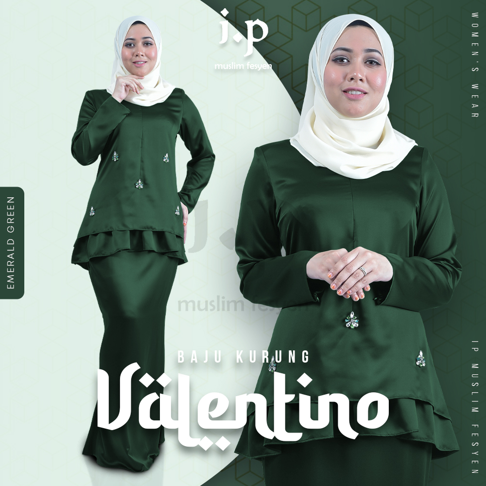 EMERALD GREEN KURUNG DRESS