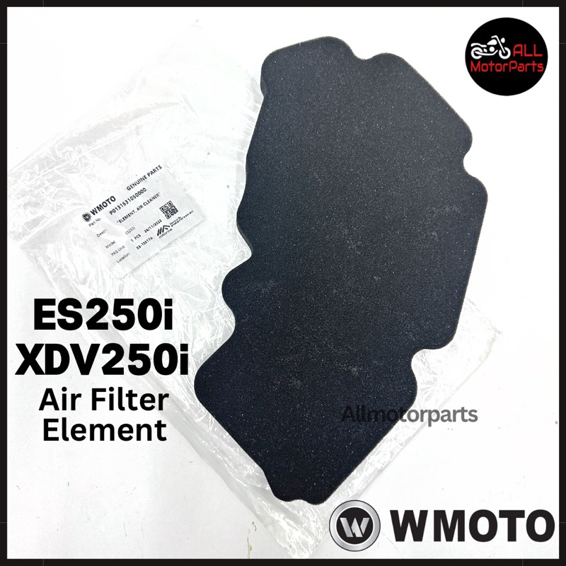 WMOTO ES250 ES 250 & XDV250 XDV กรองอากาศ AIR CLEANER ELEMENT PENAPIS ANGIN P0131531050000
