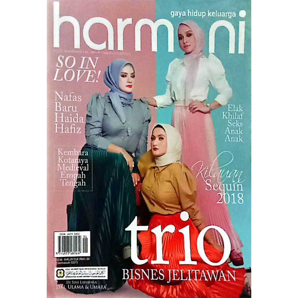 HARMONY FAMILY LIFE STYLE JANUARY 2018, Trio Bagnes Juliatowan