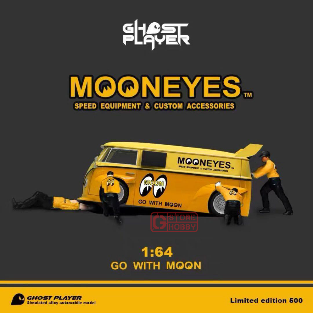 GHOST PLAYER 1/64 VOLKSWAGEN T1 MOONEYES