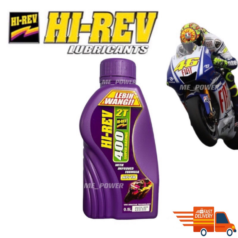 HI-REV 2T 400SUPER RACING LEBIH WANGI 0.5L