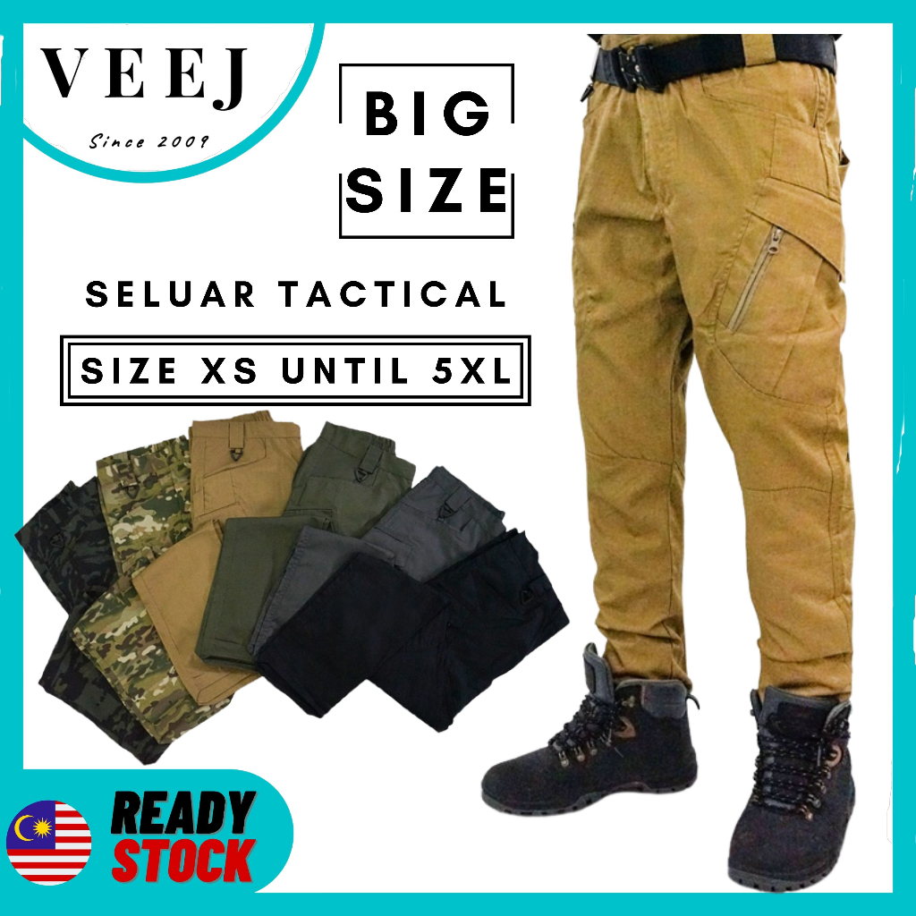 กางเกง CARGO MENS LONG POCKET WORK TACTICAL PANTS I WORK TACTICAL PANTS